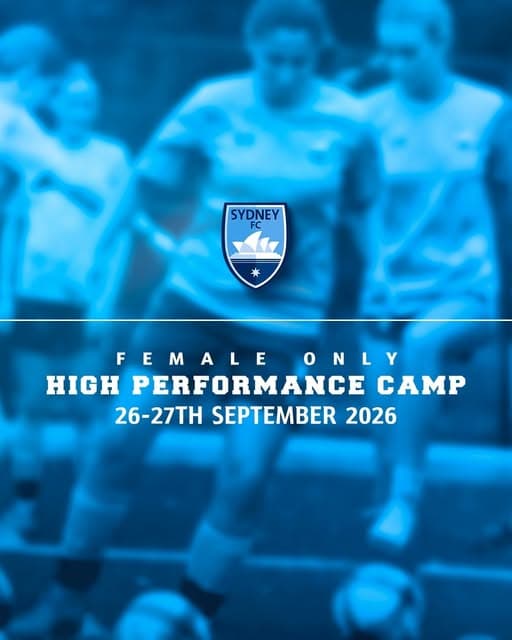 Sydney FC Female High Performance Camp — September 2026