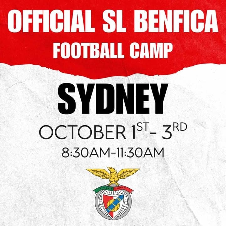 SL Benfica Soccer Camp - Vaucluse (Spring 2026)